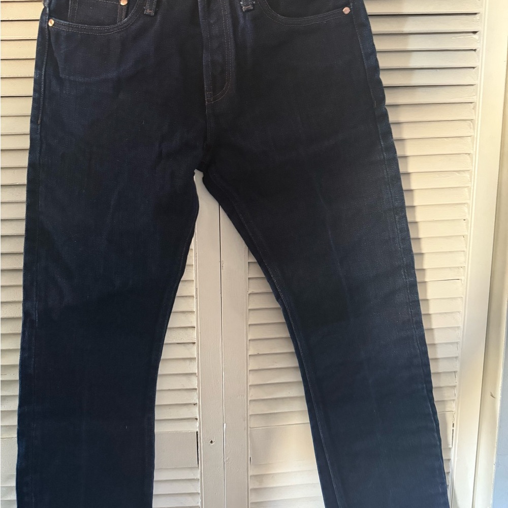 The unbranded brand 21 ounce selvedge UB231 Straight Leg Denim heavyweight Jeans